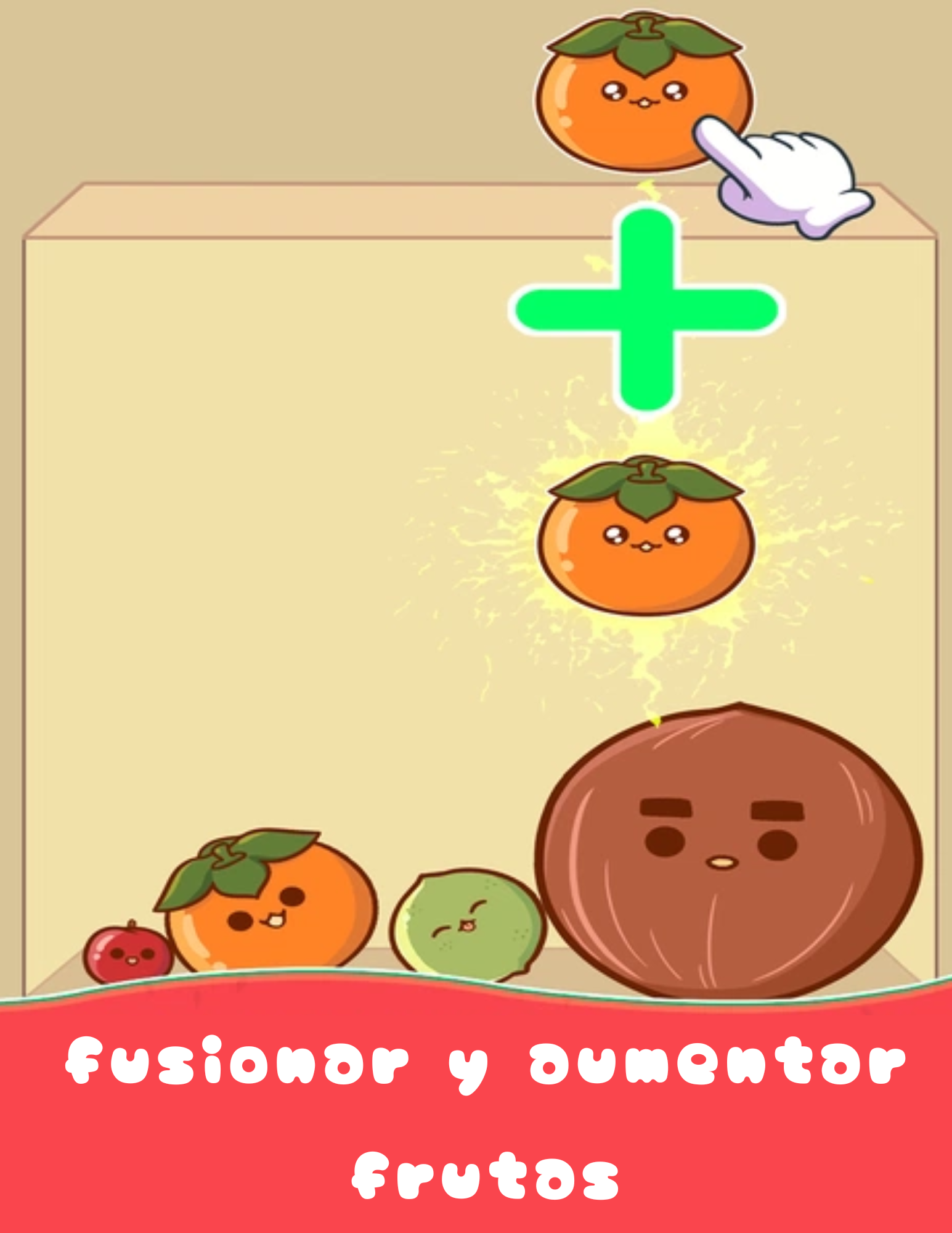 Cómo combinar frutas en el juego de la sandía